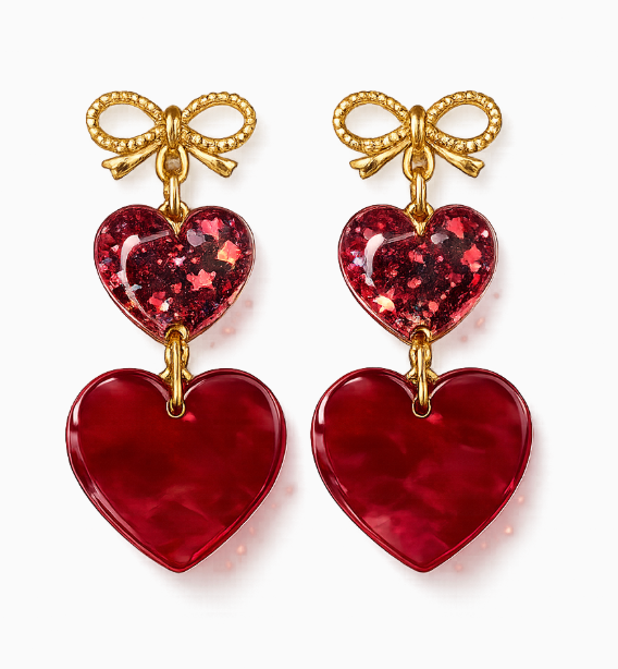 Cherry Confetti Statement Earrings