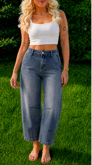 Downtown Barrel Jean