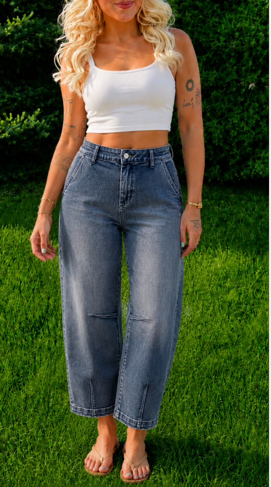 Downtown Barrel Jean