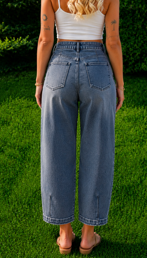 Downtown Barrel Jean
