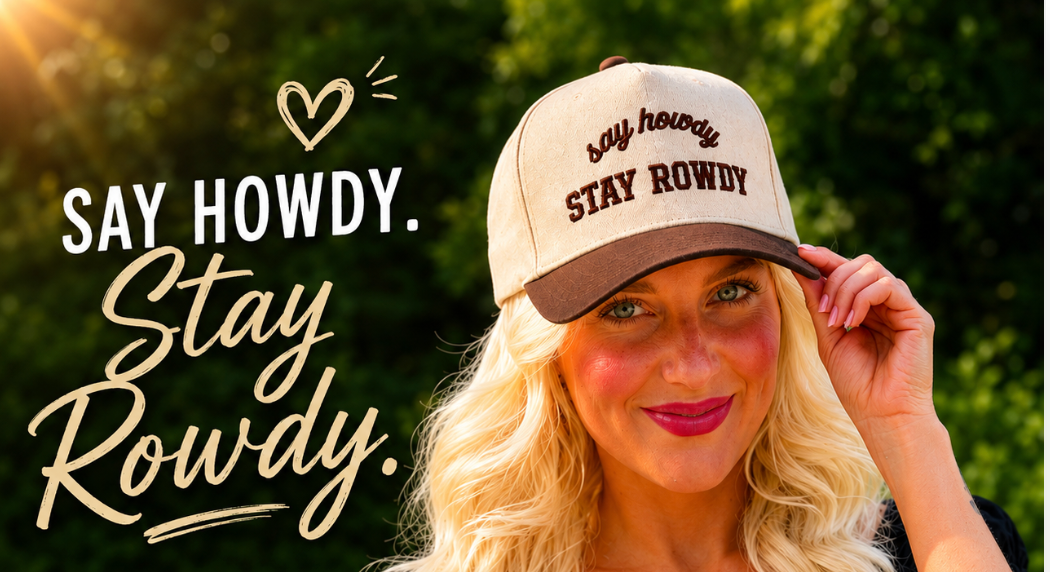 Say Howdy Stay Rowdy Trucker Hat