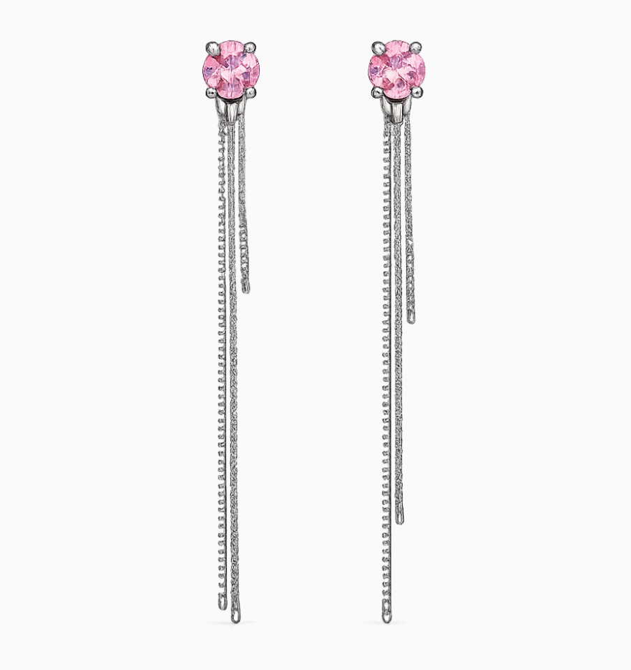 Pink Run Earrings