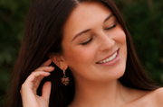 Wild Heart Huggie Earrings