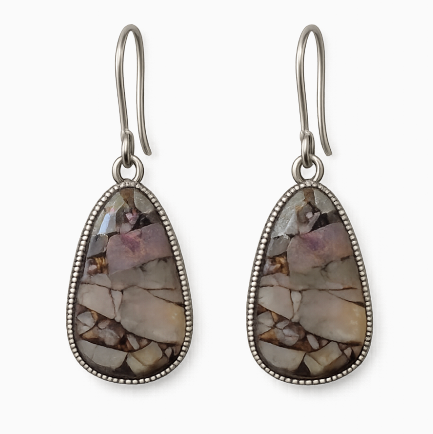 Mosaic Teardrop Earrings