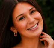 Blush Glow Hoop Earrings