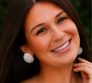 Pearl Blossom Stud Earrings