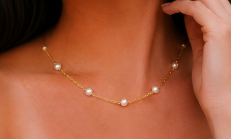 Pearl Necklace & Inspiring Card