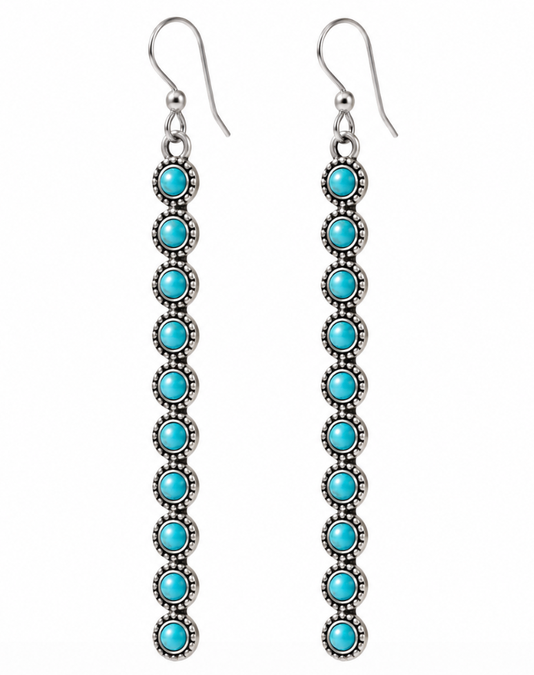 turquoise drop earrings