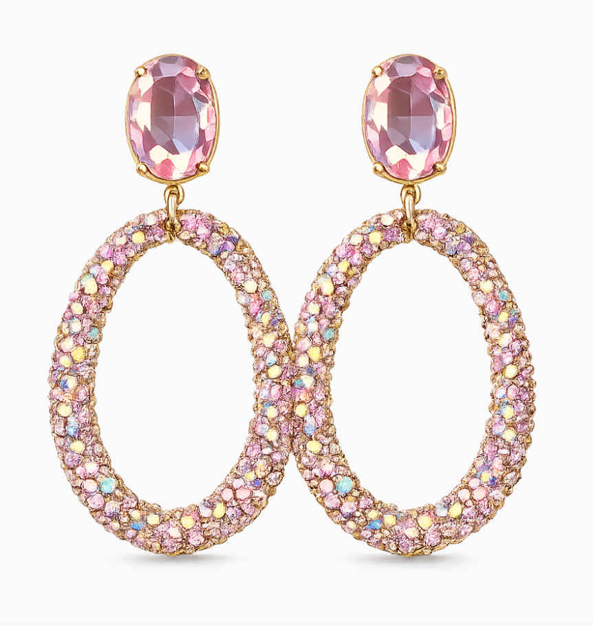Crush Glam Hoop Earrings