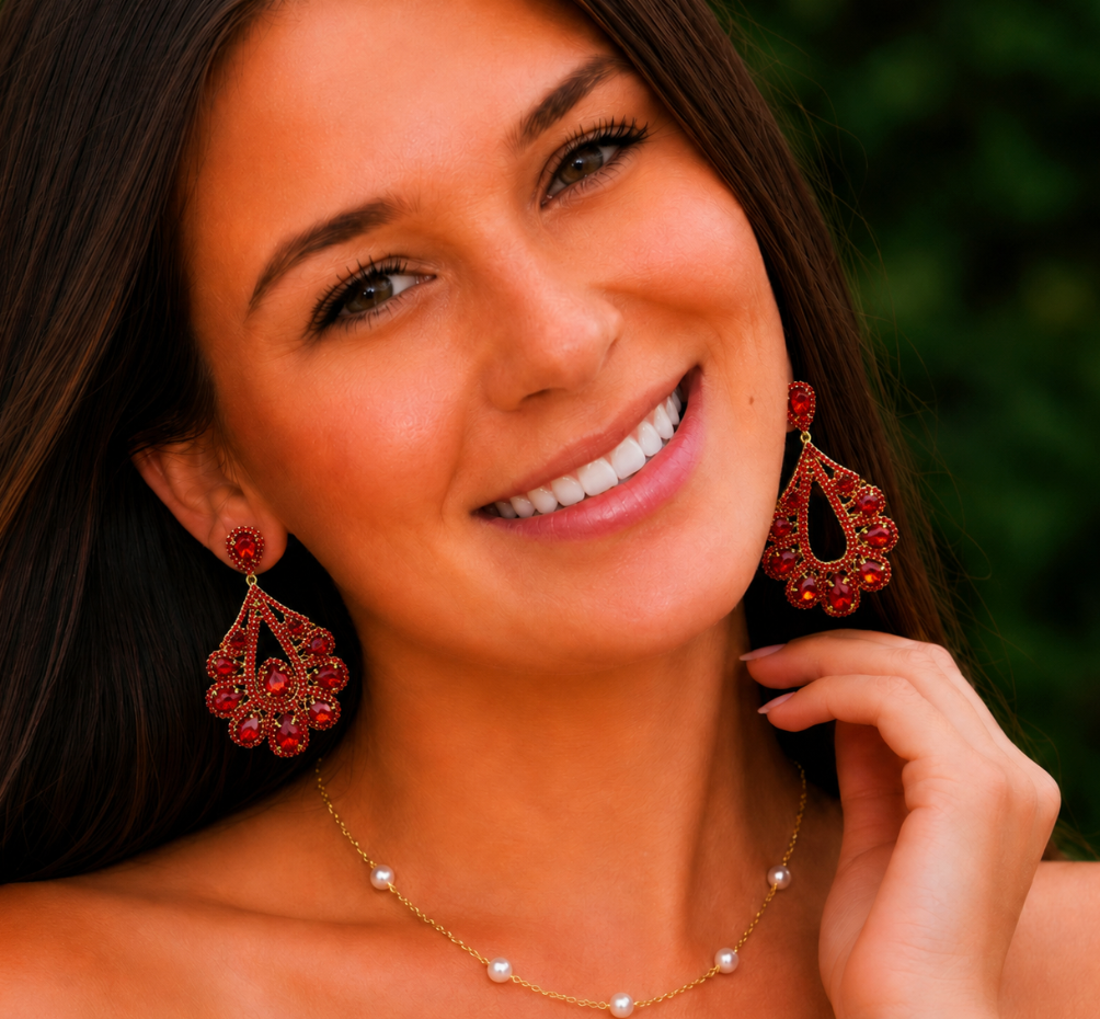 Scarlet Royale Statement Earrings