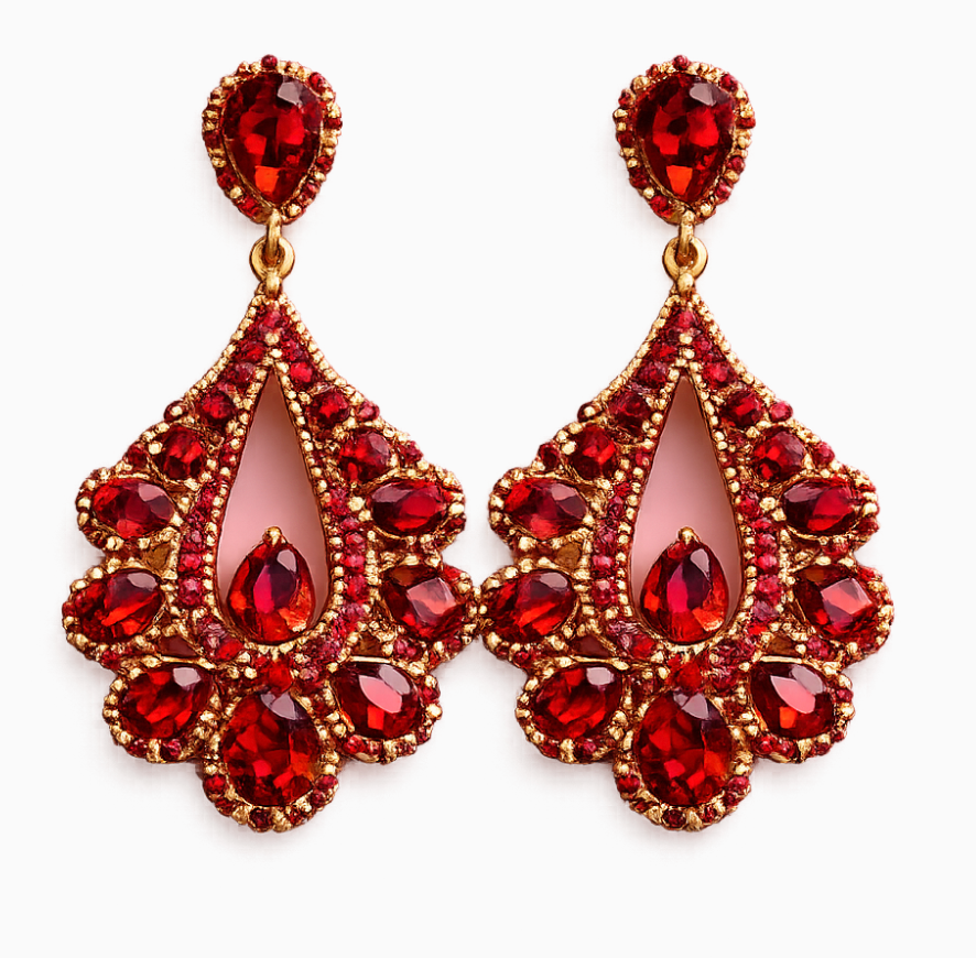 Scarlet Royale Statement Earrings