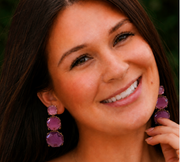 Amethyst Glow Drop Earrings