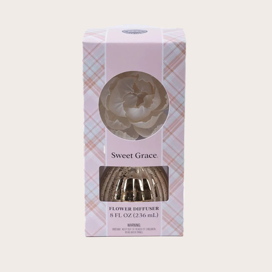 Sweet Grace Plaid Flower Diffuser