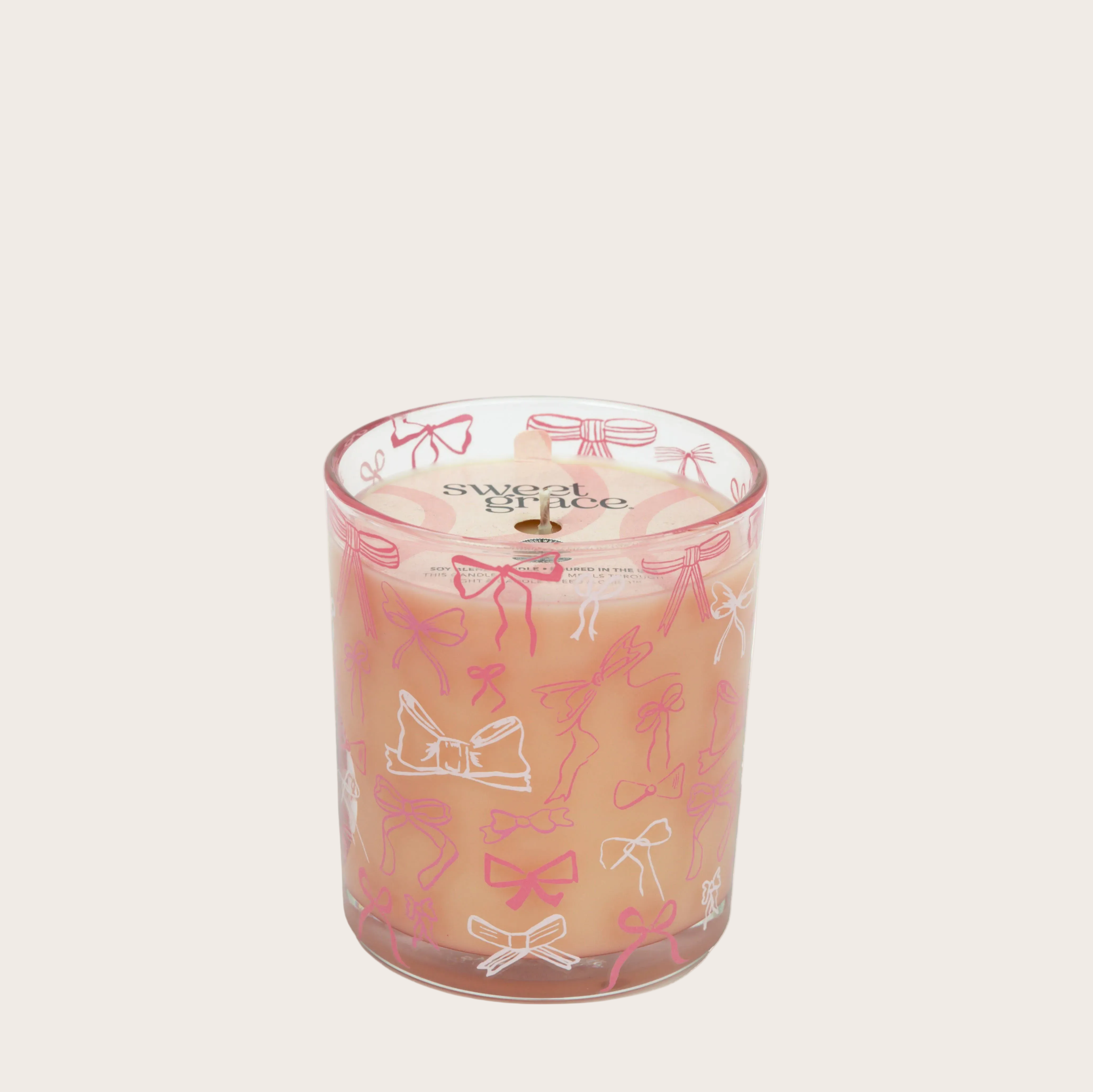 Sweet Grace Collection Bow Candle