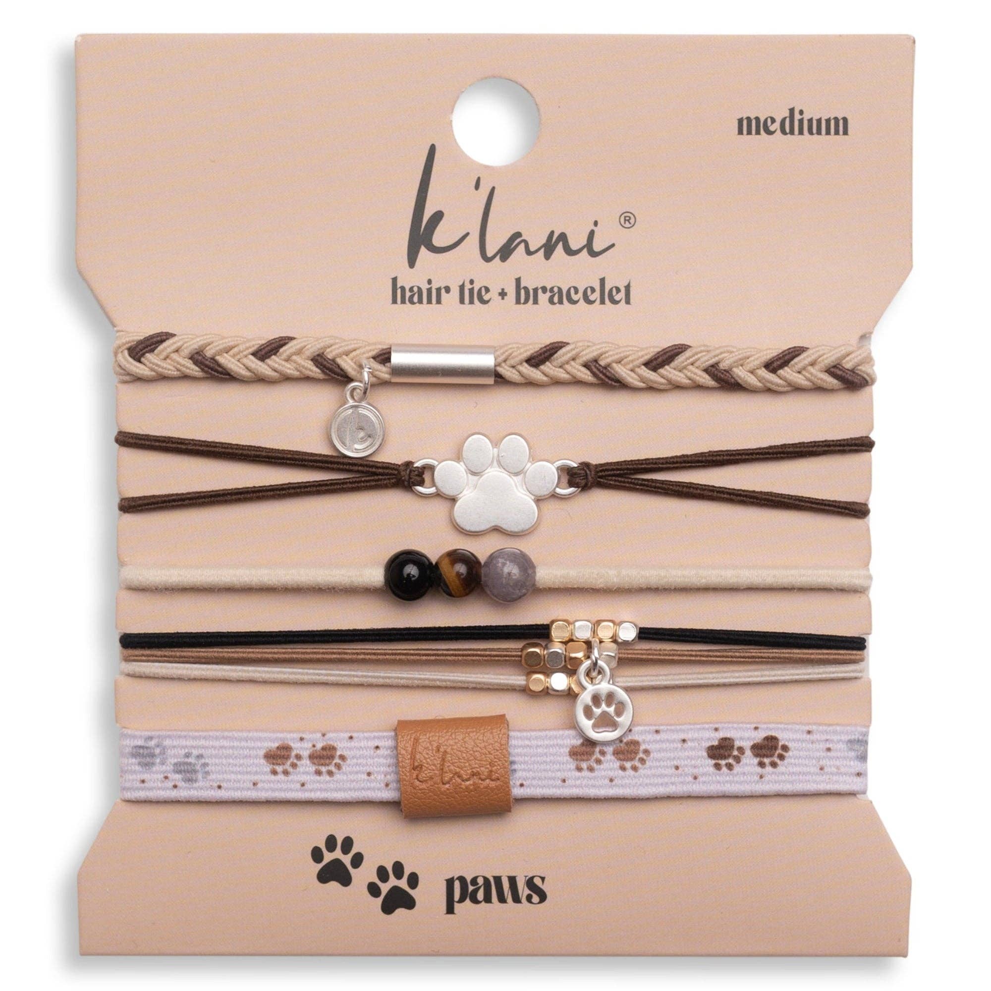 Paws  Accents Hair Tie Bracelet